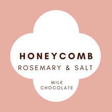 Load image into Gallery viewer, Honeycomb | Rosemary Salt | Milk Chocolate | 42% cacao | 100g