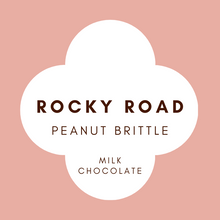 Load image into Gallery viewer, Rocky Road Bites | Peanut Brittle | French Milk Chocolate | 42% Cacao | 100g