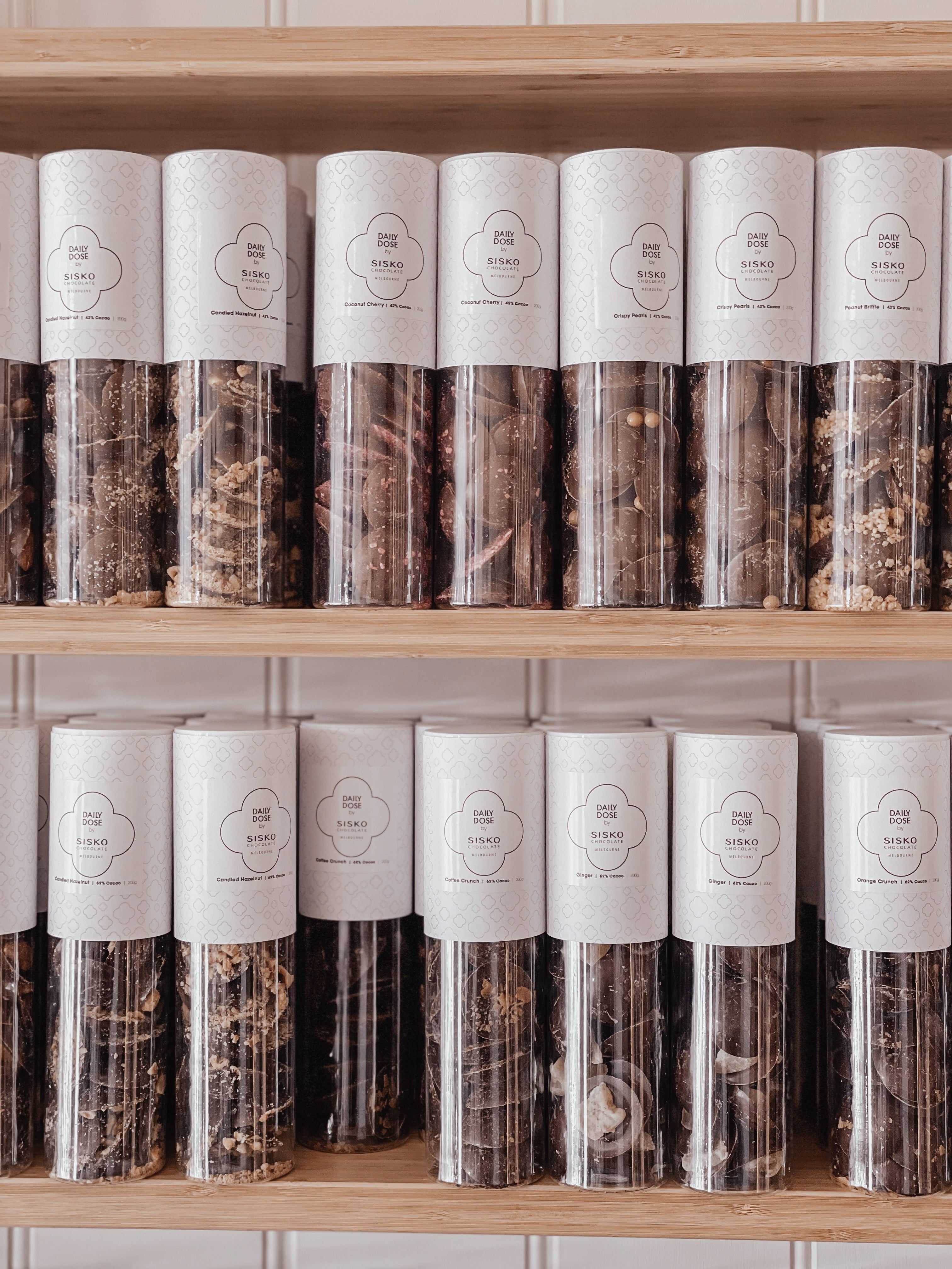 Tube | Daily Dose | Candied Hazelnut | Milk Chocolate | 42% cacao | 200g