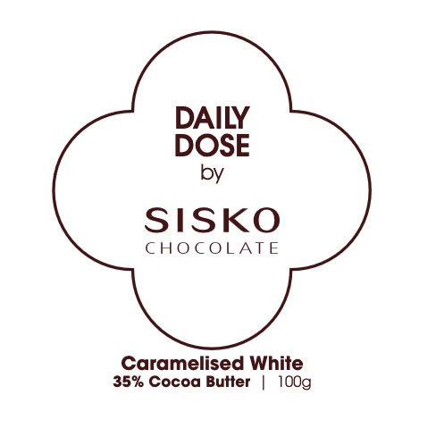 Daily Dose | Caramelised White Chocolate | 35% cacao | 100g
