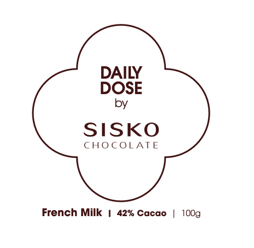 Daily Dose | French Milk Chocolate | 42% cacao | 100g
