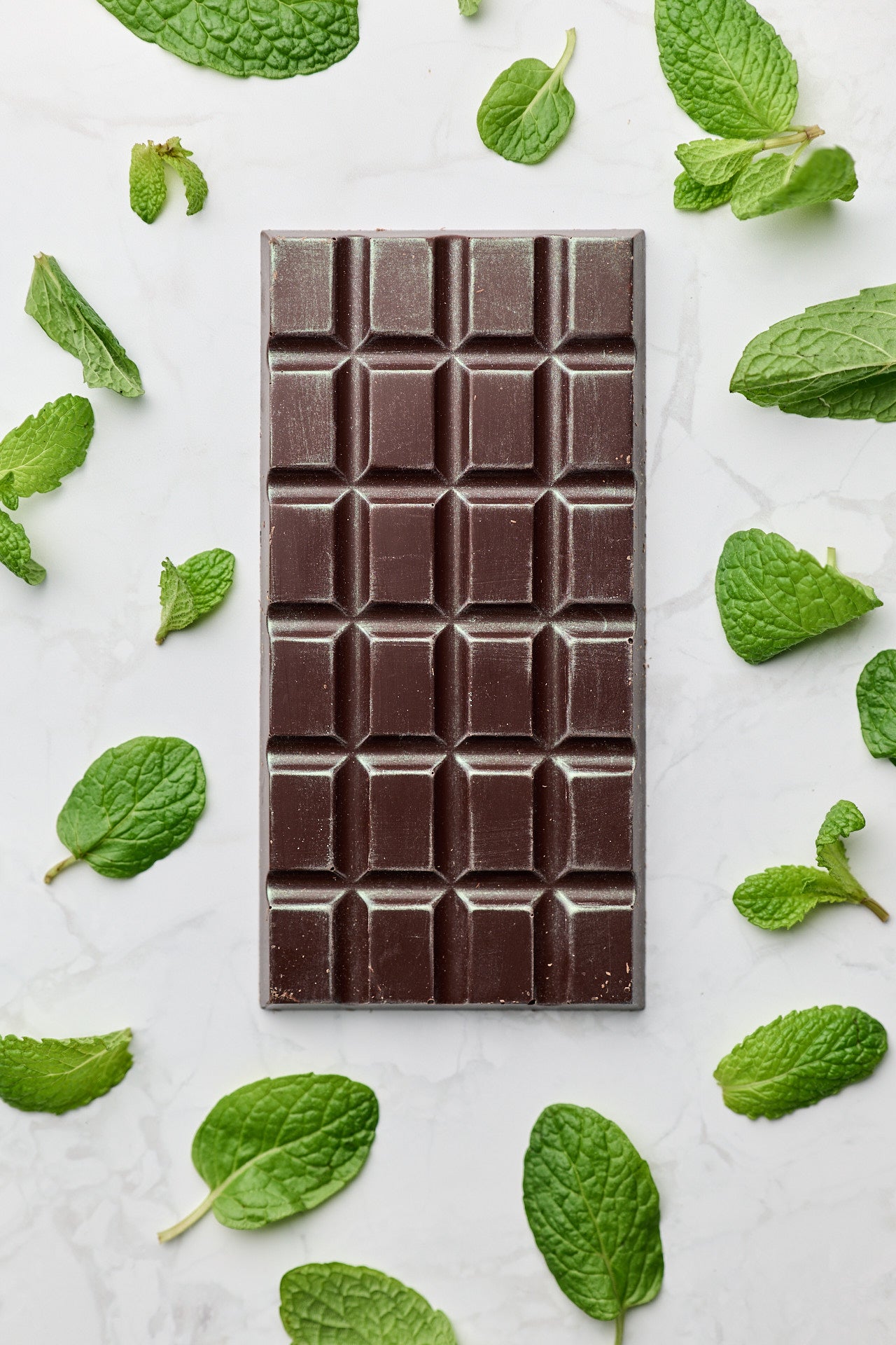 Bars | Peppermint |  French Dark Chocolate | 62% cacao | 90g