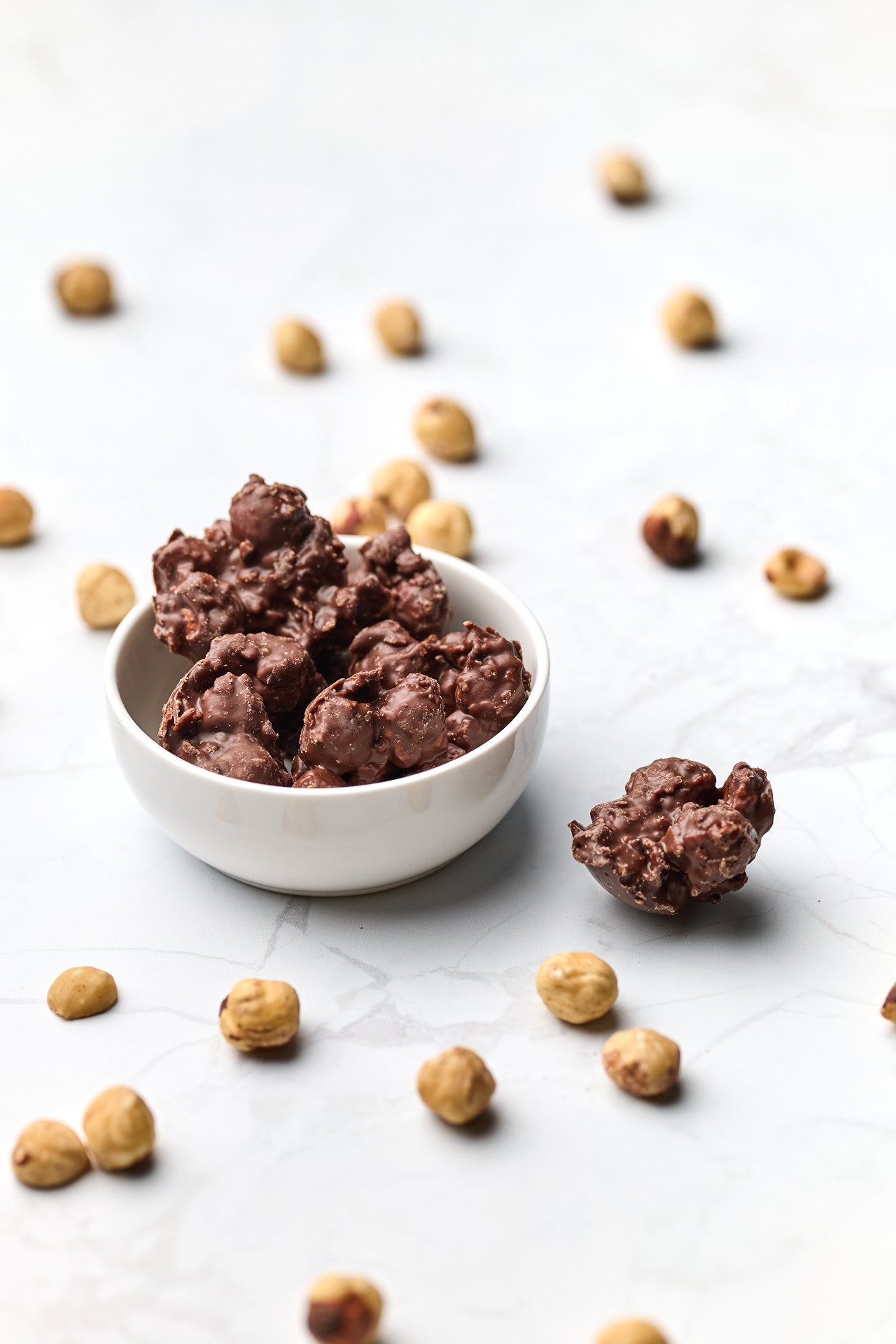 Hazelnut Clusters | French Milk Chocolate | 42% Cacao | 100g