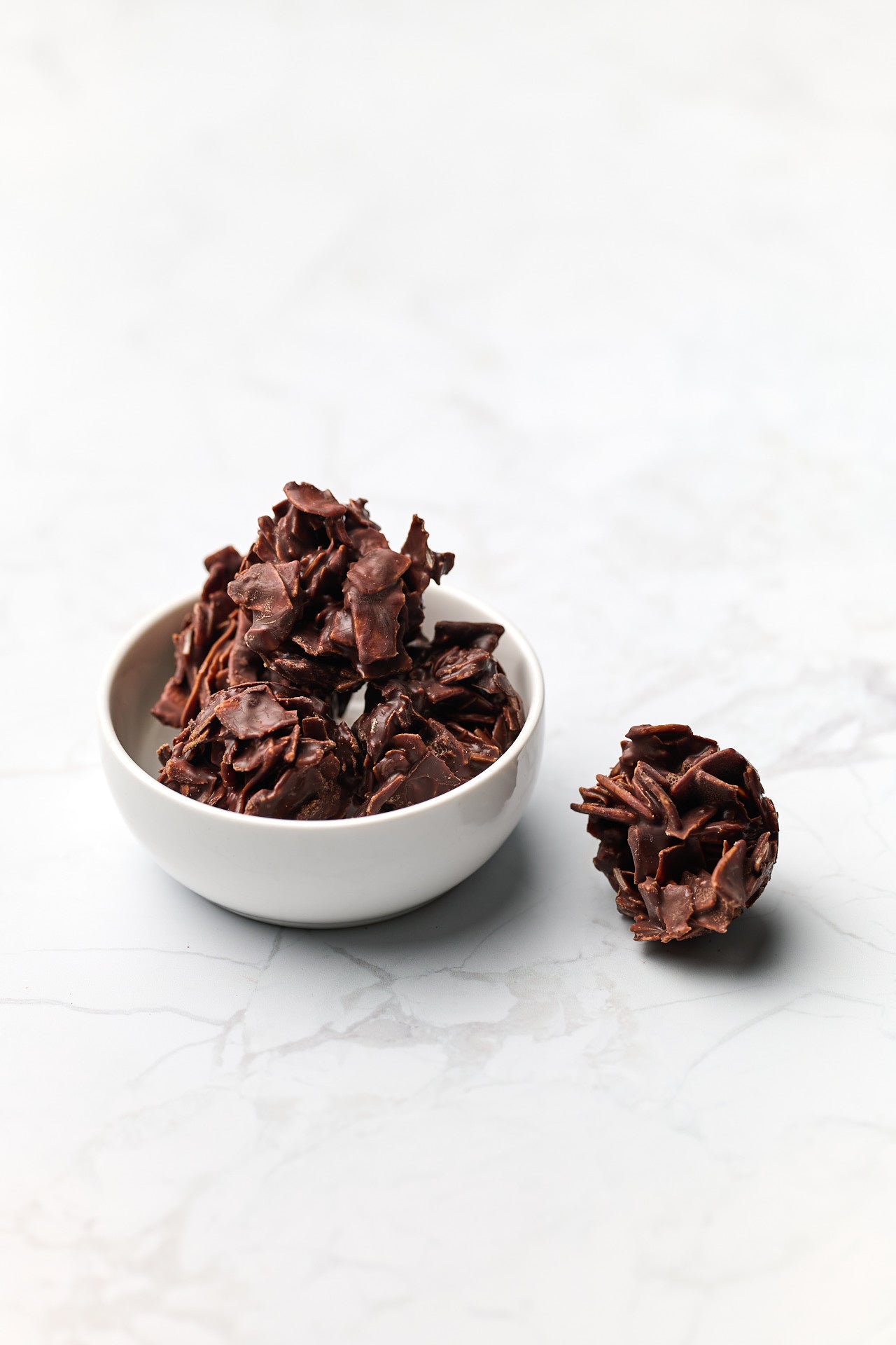 Coconut Clusters | French Dark Chocolate | 62% Cacao | 100g