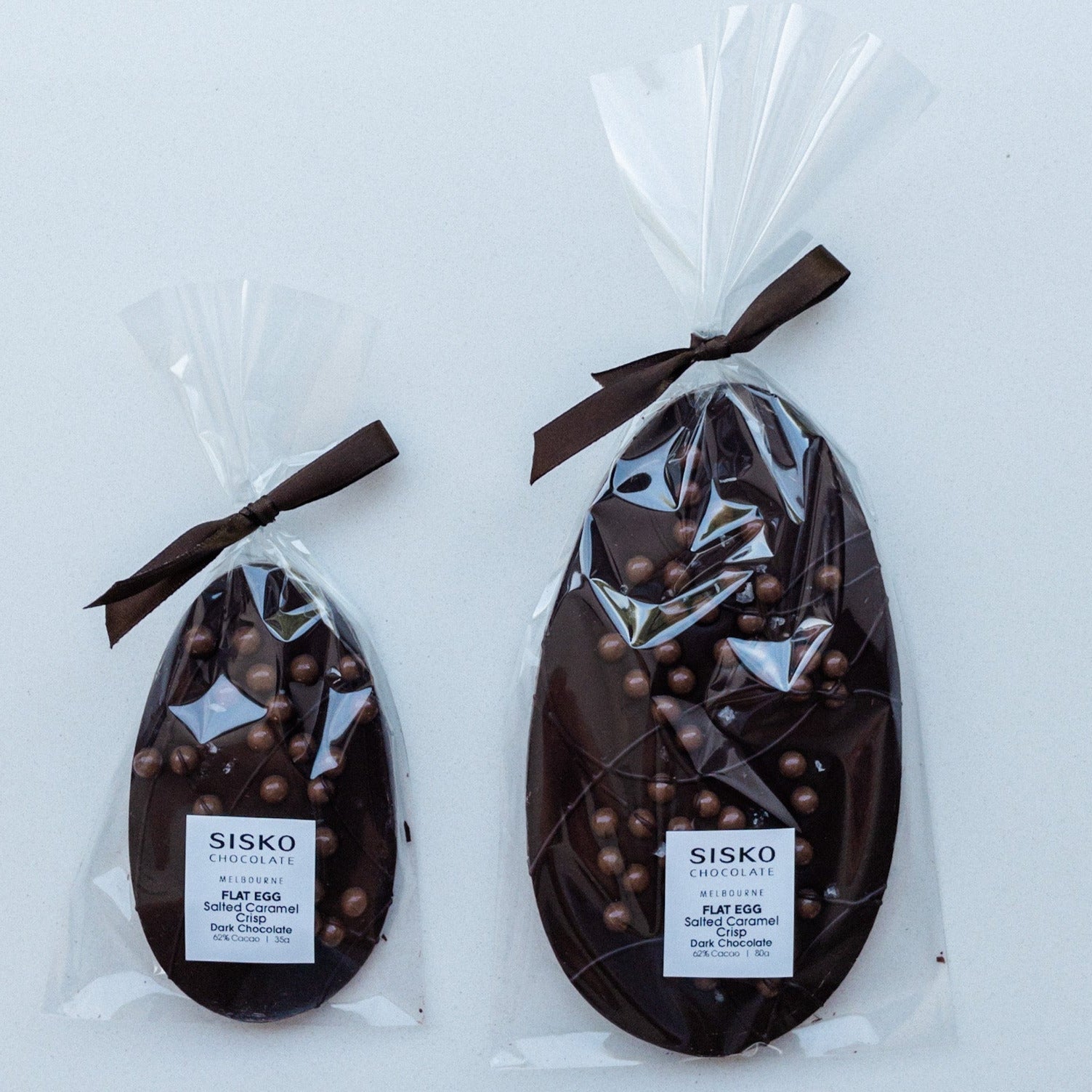 Salted Caramel Crisp | Dark Chocolate | Flat Egg 