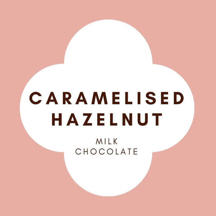Caramelised Hazelnut  | French Milk Chocolate | 42% Cacao | 80g