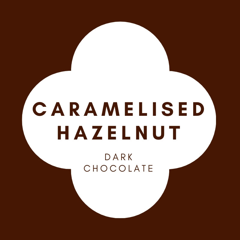 Disk | Caramelised Hazelnut | French Dark Chocolate | 62% Cacao | 80g