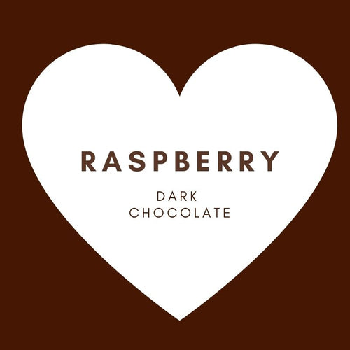 Heart | Raspberry | French Dark Chocolate | 62% cacao | 80g