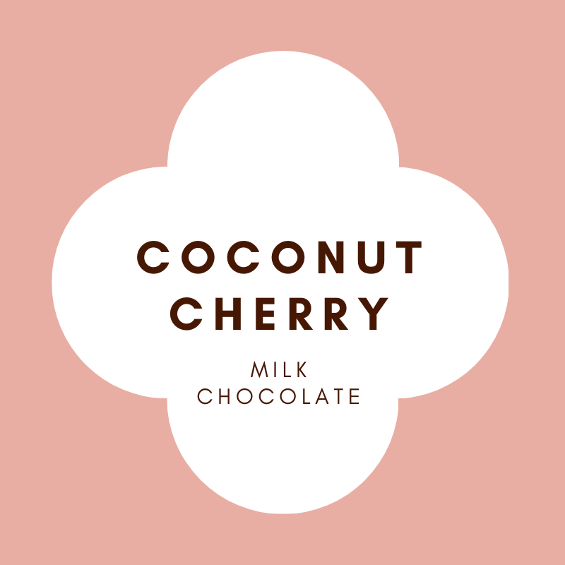 Disk | Coconut Cherry | French Milk Chocolate | 42% Cacao | 80g