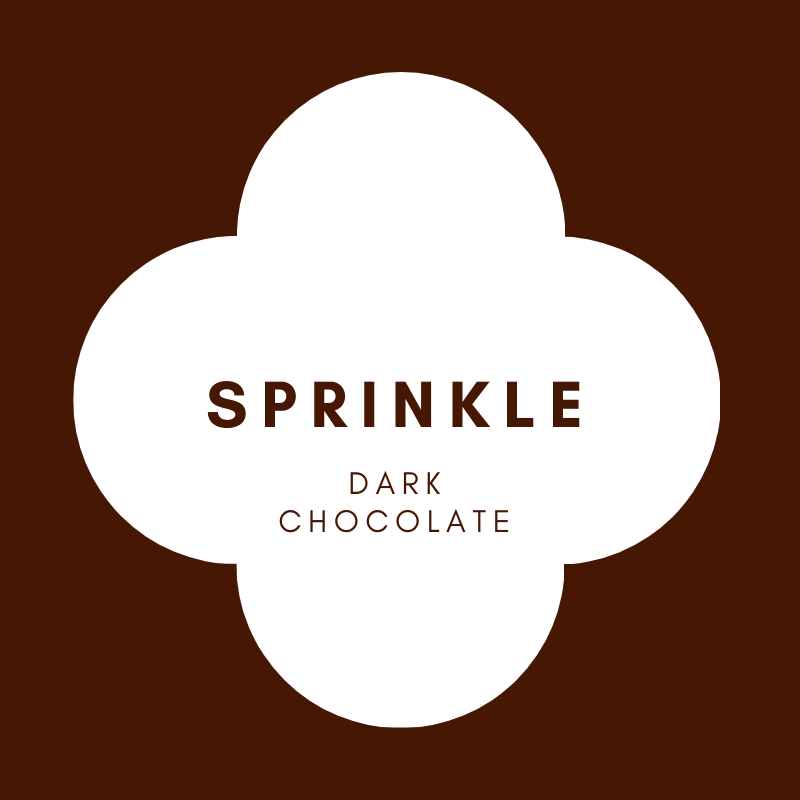 Disk |Sprinkles | French Dark Chocolate | 62% Cacao | 80g