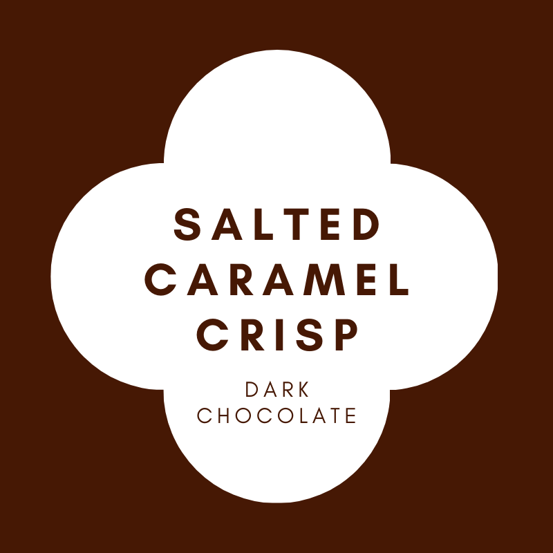 Disk | Salted Caramel Crisp | French Dark Chocolate | 62% Cacao | 80g