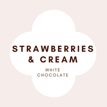 Load image into Gallery viewer, Strawberries &amp; Cream | French White Chocolate | 31% Cacao | 80g