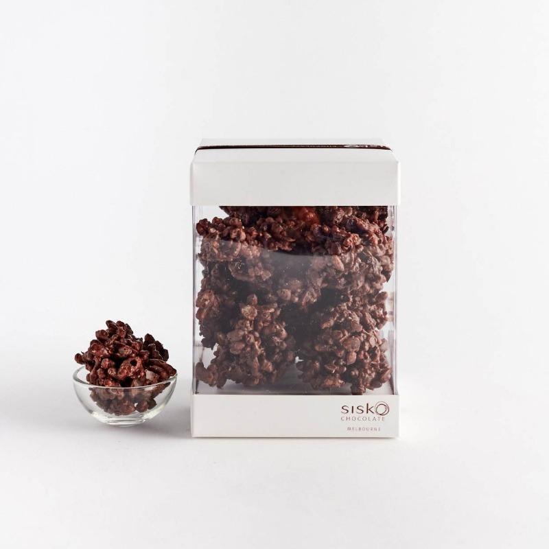 Crackle Clusters | Peppermint | Dark Chocolate | 62% cacao