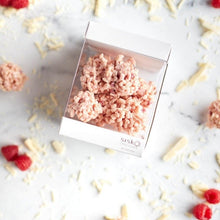Load image into Gallery viewer, Crackle Clusters | Raspberry  | White Chocolate