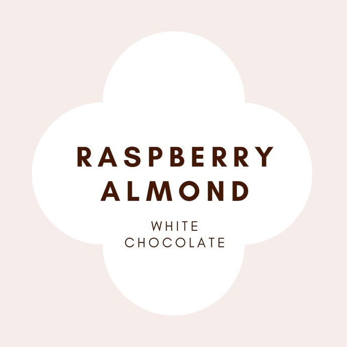 Raspberry Almond | French White Chocolate | 31% Cacao | 80g
