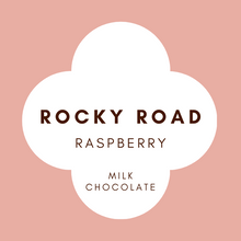 Load image into Gallery viewer, Rocky Road Bites | Raspberry | French Milk Chocolate | 42% Cacao | 100g
