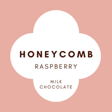 Load image into Gallery viewer, Honeycomb | Raspberry | Milk Chocolate | 42% cacao | 100g